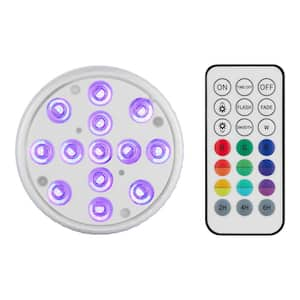 Multi-Colored LED Pumpkin Disc Light