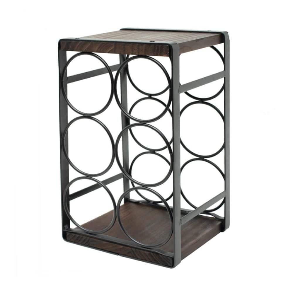 nemnem7109点 Numhew 7.88 in. W x 7.1 in. D x 13.6 in. H Countertop Wine Rack