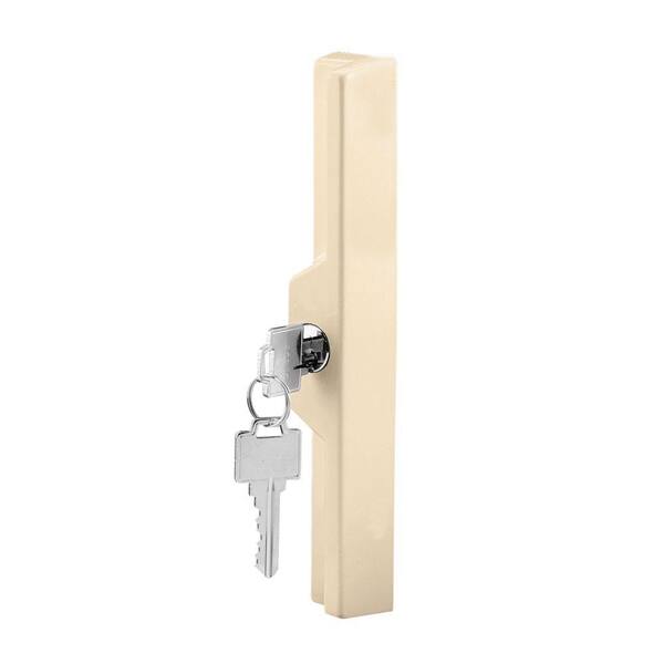 Prime-Line Diecast, Almond, Outside Patio Door Pull with Key