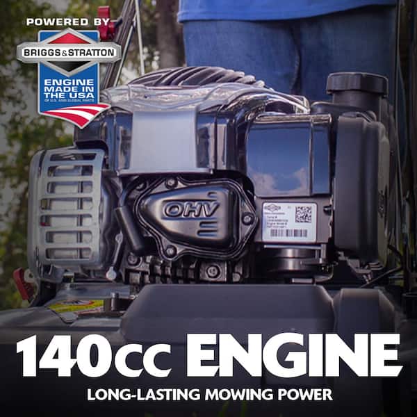 Murray 22 in. 140 cc Briggs & Stratton Walk Behind Gas Self-Propelled Lawn Mower with Front Wheel Drive and Bagger