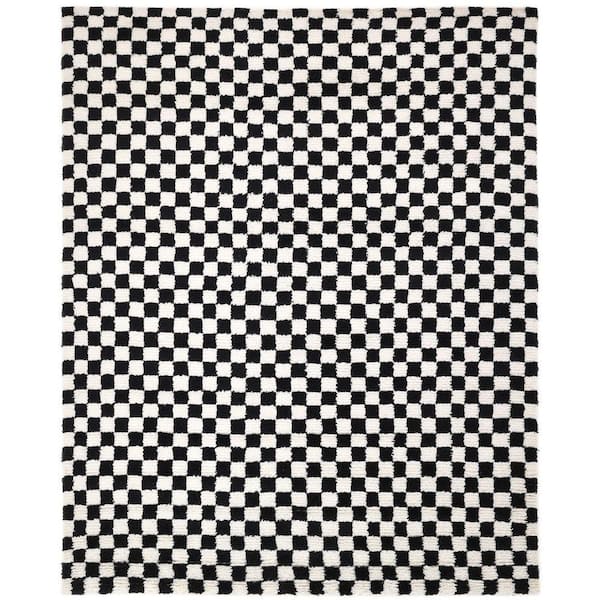 Stamford Contemporary Black 9 ft. x 12 ft. Area Rug