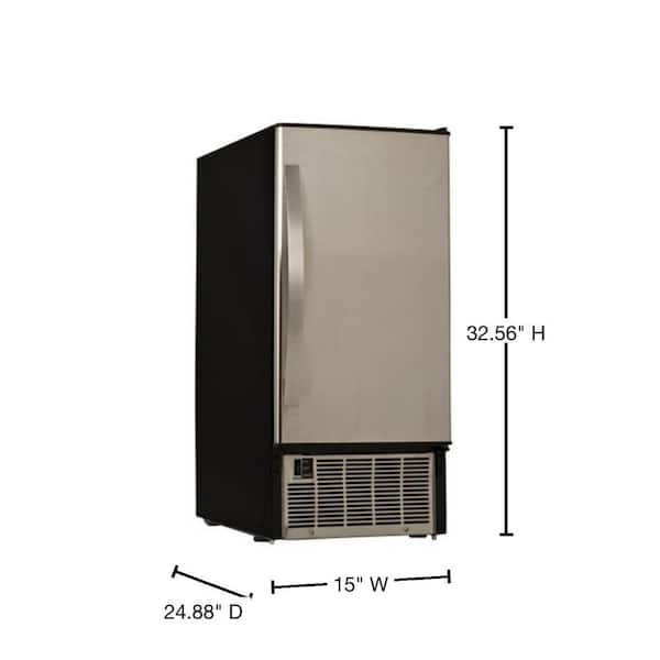 UCC15NPRII, GE Appliances, Ice Maker 15-Inch - Clear Ice