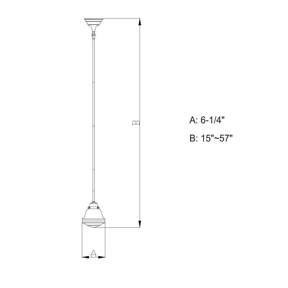 Huntley Oil Rubbed Bronze Mini Pendant with Glass Shade