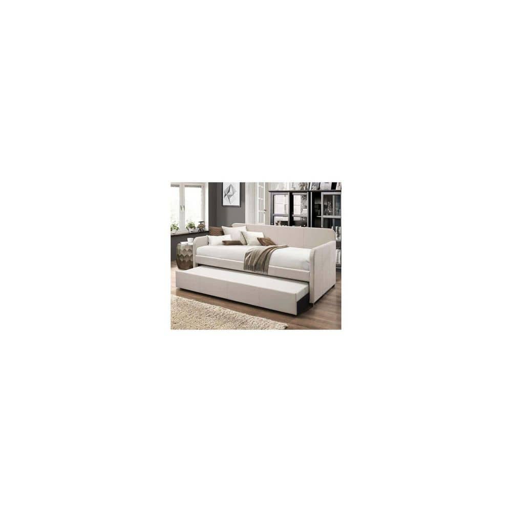 81 in. Gray Wood Frame King Panel Bed with Trundle perfect for panel bed for bedroom upgrade ideas price history on PriceWatchPro