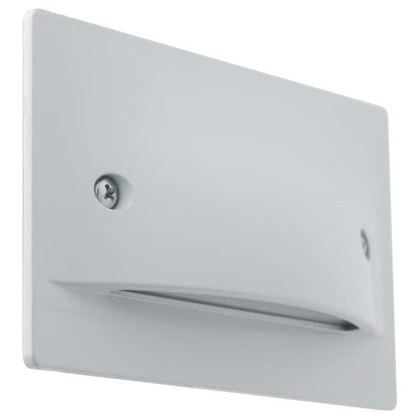 Sunlite Hardwired Outdoor LED In Wall Step Light for Deck Walkway Stairs, 3000K Warm White