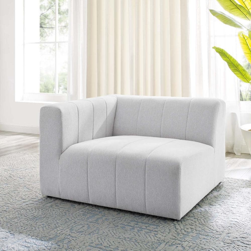 Bartlett Ivory Soft Fabric Modular Left-Arm Lounge Chair