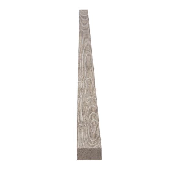 Edge 1 in. x 2 in. x 8 ft. Weathered Barn Wood Gray Pine Trim Board