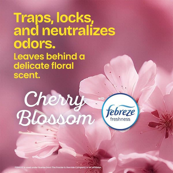 Glad 4 Gal. Small Drawstring Cherry Blossom with Febreze Pink