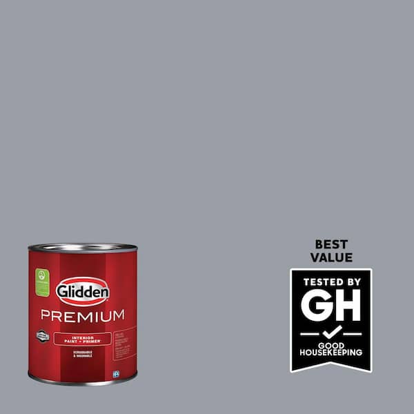 Glidden Premium 1 qt. PPG1013-5 Victorian Pewter Satin Interior