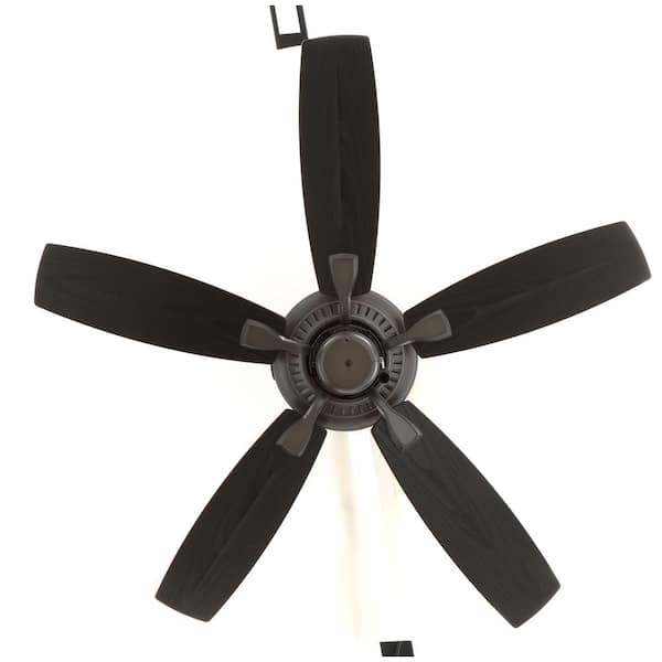 Hampton Bay Gazebo Ii 42 In Indoor Outdoor Natural Iron Ceiling Fan Yg187 Ni The Home Depot