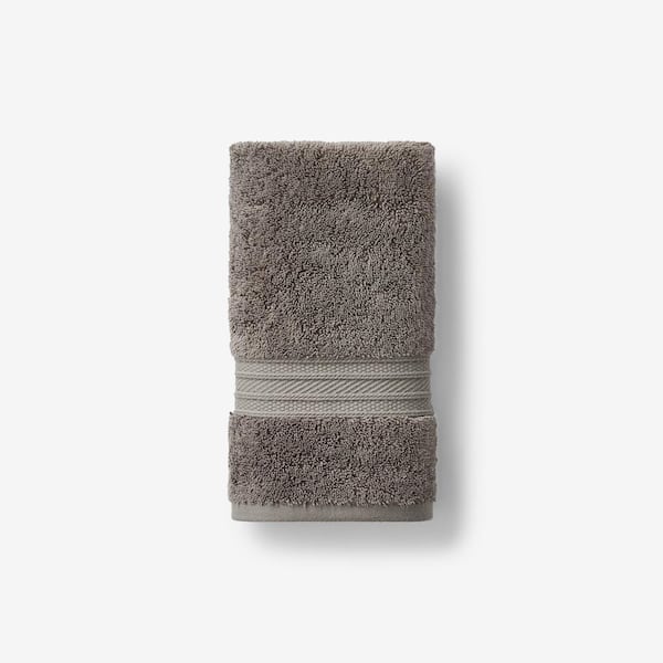 Cotton TENCEL Lyocell Taupe Solid Single Hand Towel