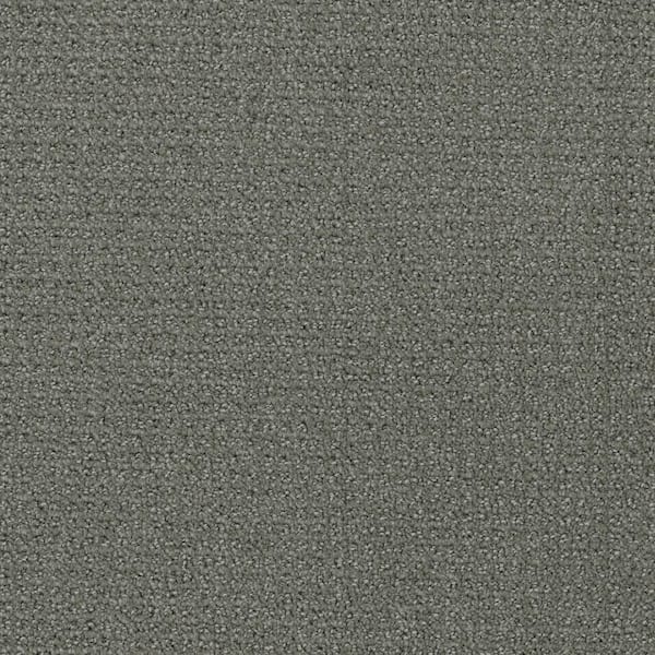 TrafficMaster Tailgate Classic - Jensen - Gray 28 oz. SD Polyester Pattern Installed Carpet