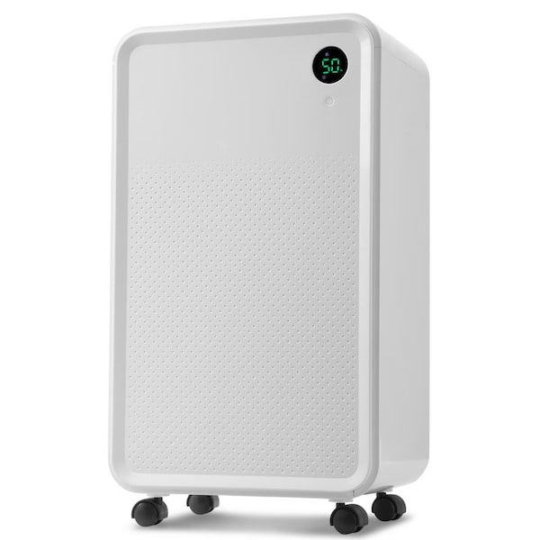Tafole 30 pt. 3000 sq.ft. Dehumidifier in. White with Multifunction Button Operation and Two Drainage Options