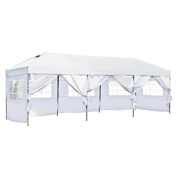 Miscool Avex 10 ft. x 30 ft. White Pop-Up Outdoor Canopy