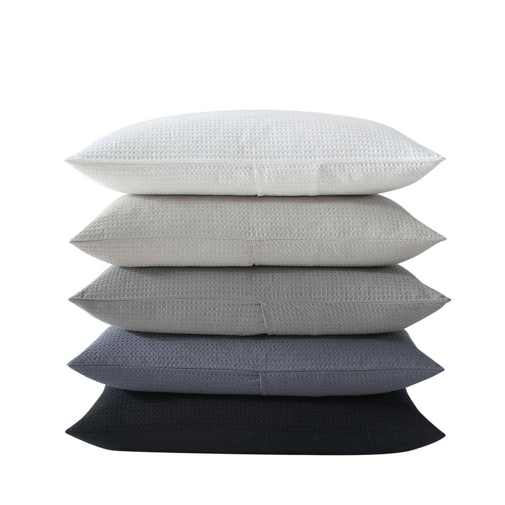 King Black Cotton Reversible Comforter Set with Shams