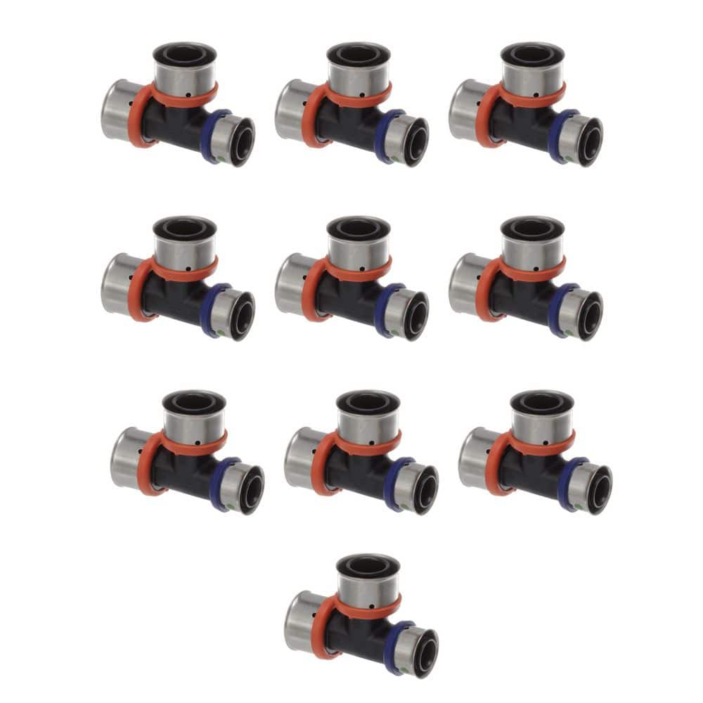 PureFlow 1 in. x 3/4 in. x 1 in. Press Polymer Tee (10-pack) price history on PriceWatchPro