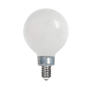 40-Watt Equivalent G16.5 Dimmable ENERGY STAR CEC Filament LED Light Bulb Bright White (3-Pack)