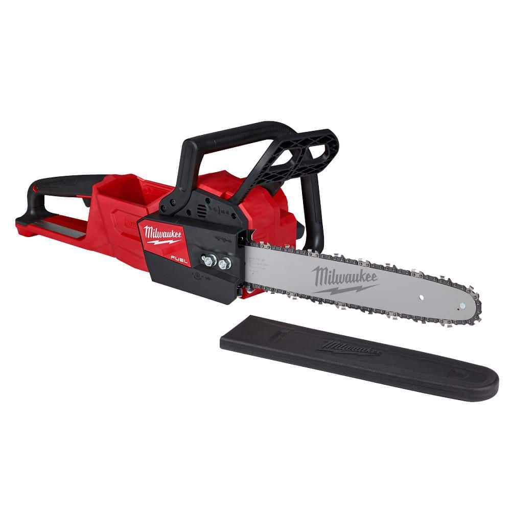 Milwaukee M18 FUEL 14 in. 18V Lithium-Ion Brushless Battery Chainsaw (Tool-Only) 2727-20C - The Home Depot