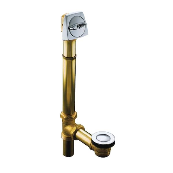 KOHLER Clearflo 1-1/2 in. Brass Adjustable Pop-Up Drain in Polished Chrome