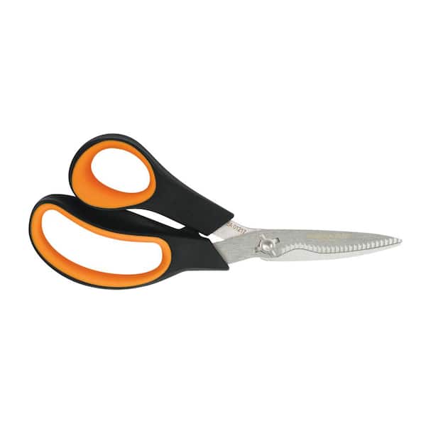 Fiskars 3.75 in. Stainless Steel Blades, Ergo Handle with Softgrip Touchpoints Garden Shears