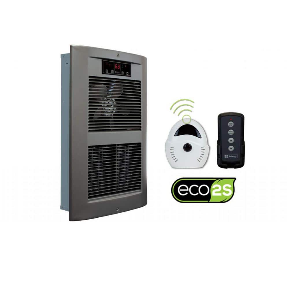 King Electric LPW ECO2S 240-Volt 2500-4500-Watt 8530-15354 BTU Electric  Wall Heater in Satin Nickel LPW2445-ECO-SN-R - The Home Depot