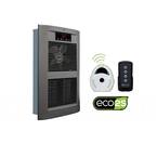 LPW ECO2S 240-Volt 2500-4500-Watt 8530-15354 BTU Electric Wall Heater in Satin Nickel