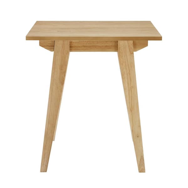 18.5 in. English Ash Rectangular Wooden Scandinavian End Table