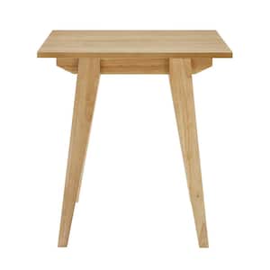 18.5 in. English Ash Rectangular Wooden Scandinavian End Table