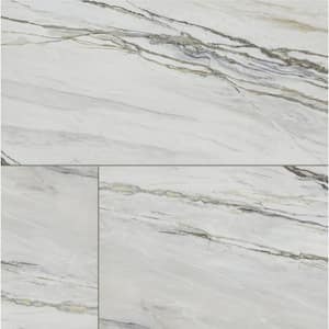 Verde Fantasy 24 in. x 48 in. Polished Stone Look Porcelain Floor and Wall Tile (16 sq. ft./Case)