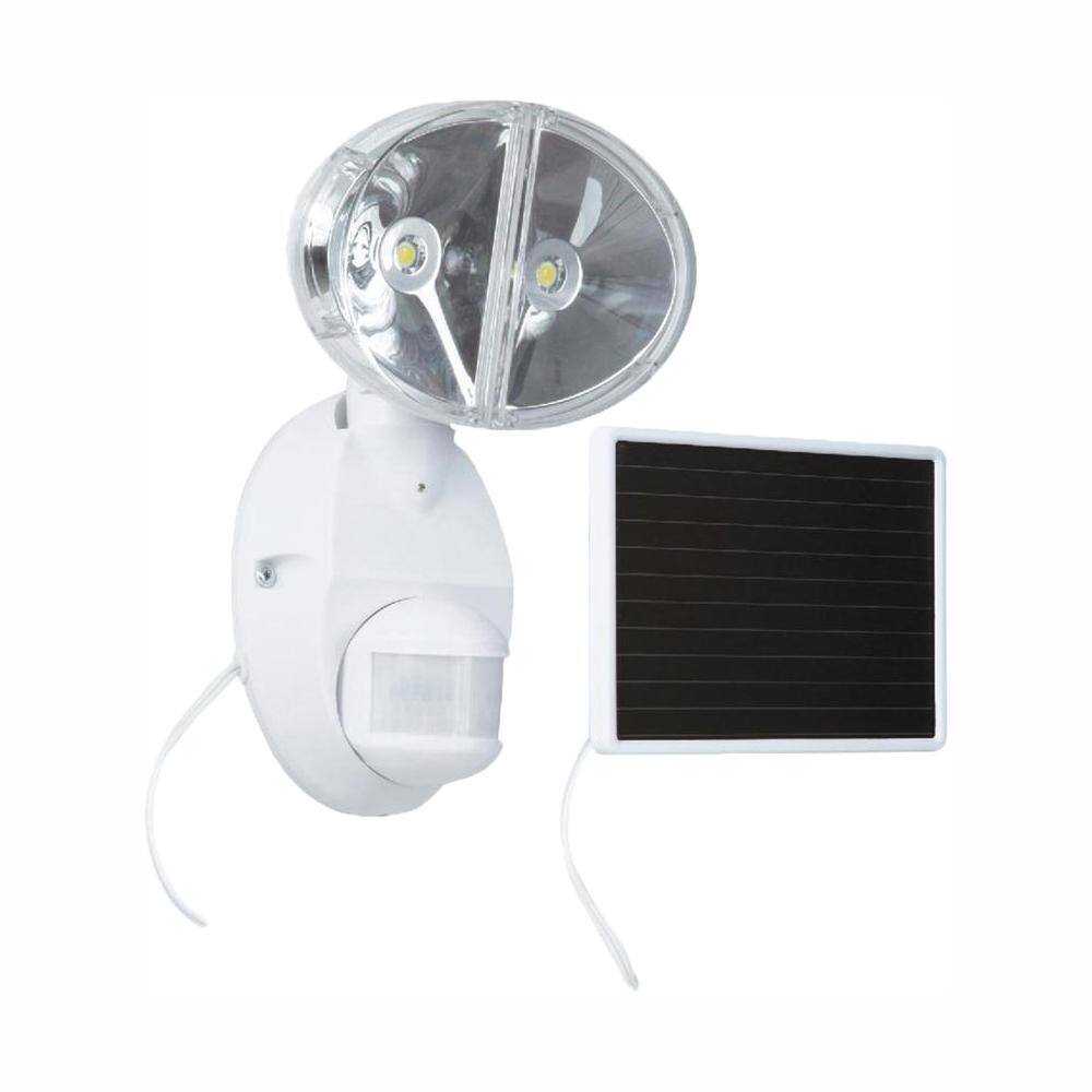 UPC 080083565313 product image for 180-Degree White Motion Activated Outdoor Integrated LED Solar Flood Light | upcitemdb.com