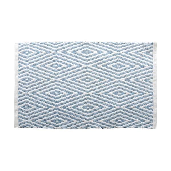 Artistry Door Mat Throw Rug, 20 X 34, Quatrefoil Design, Soft