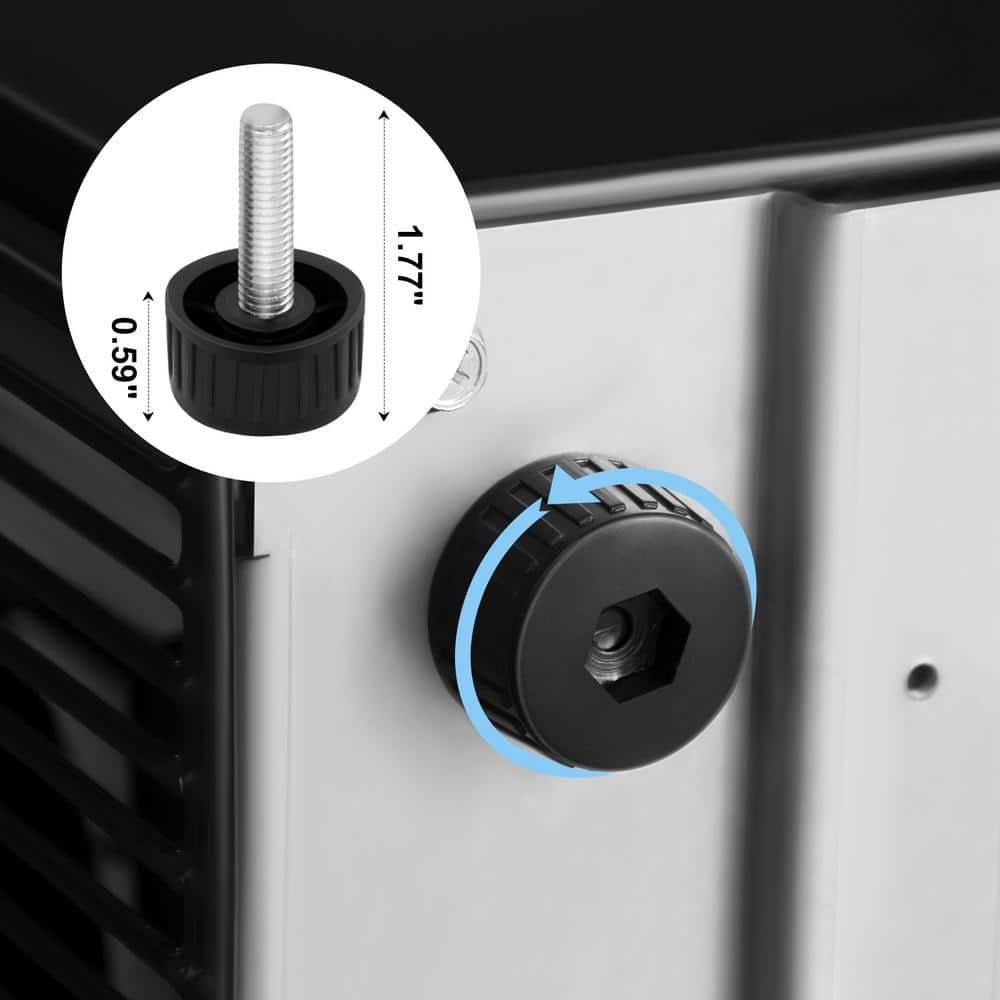 Compact Stainless Steel Undercounter Smart Beverage Refrigerator