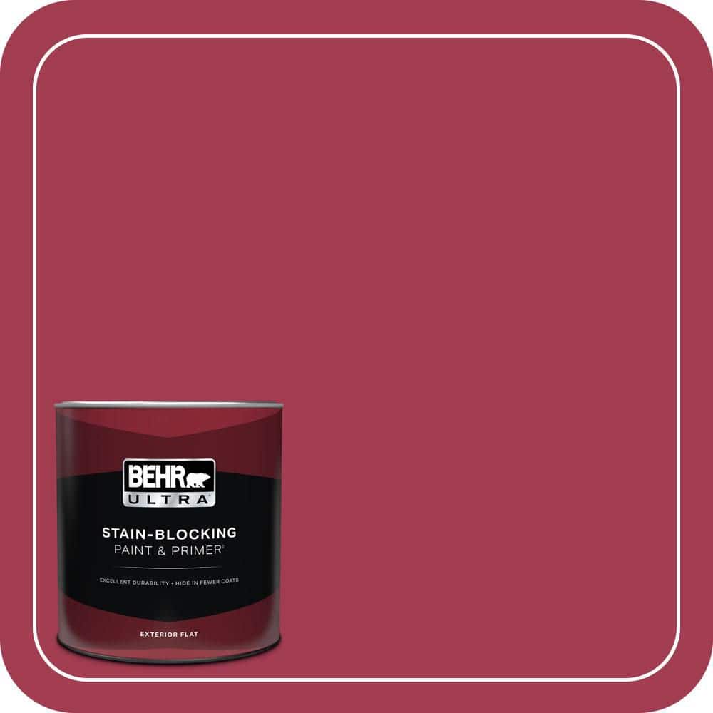 1 qt. #S-G-120 Strawberry Daiquiri Flat Exterior Paint & Primer price history on PriceWatchPro