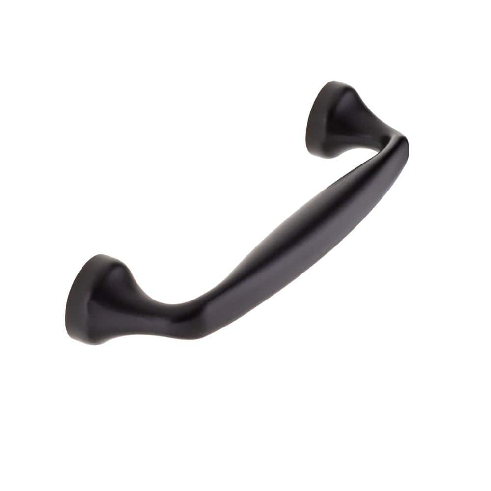 Mason Matte Black 4-1/4" Bar Drawer Pull with Mounting Hardware