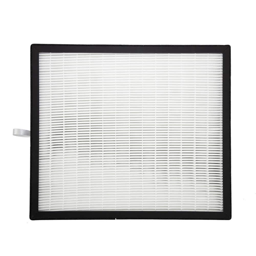 Compact Black and White HEPA Air Purifier Filter