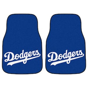 Los Angeles Dodgers 17 in. x 27 in. 2-Piece Front Nylon Carpet Car Floor Mat Set
