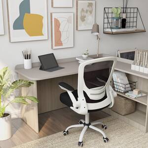 Lark White Mesh Ergonomic Height Adjustable Office Chair