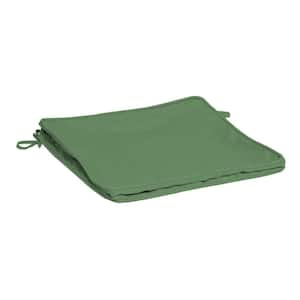 ProFoam 20 in. x 20 in. Outdoor Dining Seat Cushion Cover in Moss Green Leala