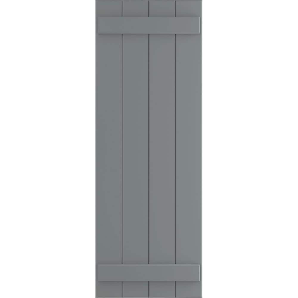 21-1/2 in. x 67 in. True Fit PVC 4-Board Joined Board and Batten Shutters Pair in Ocean Swell price history on PriceWatchPro