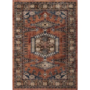 Utopia Larissa Terracotta 7' 10 x 11' 0 Area Rug