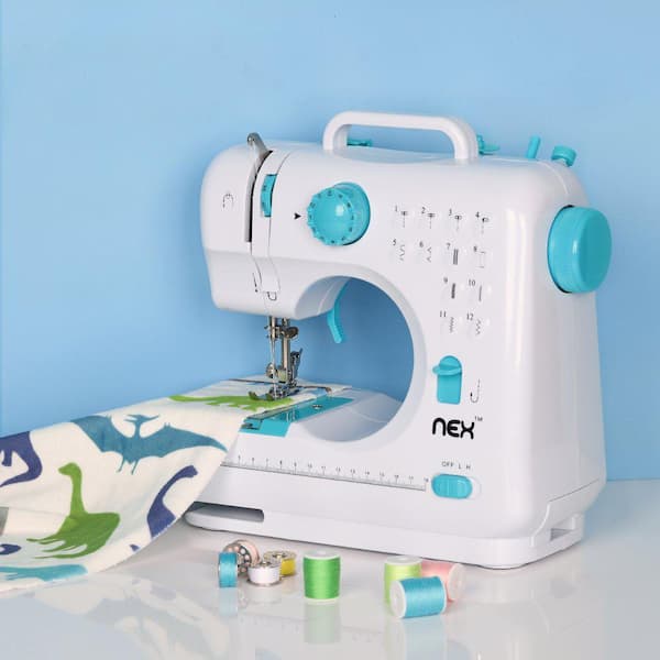 Advanced Crafting Sewing Machine, 12 Built-In Stitches Indigo Blue