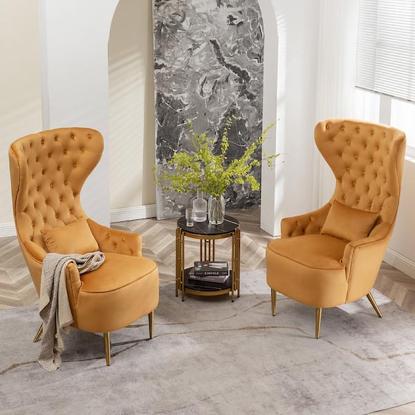 Modern Luxury Modern High Back Chairs For Living Room Wingback