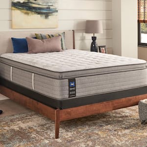 Posturepedic Engelmann 15 in. Soft Innersping Pillow Top Twin XL Mattress Set with 9 in. Foundation