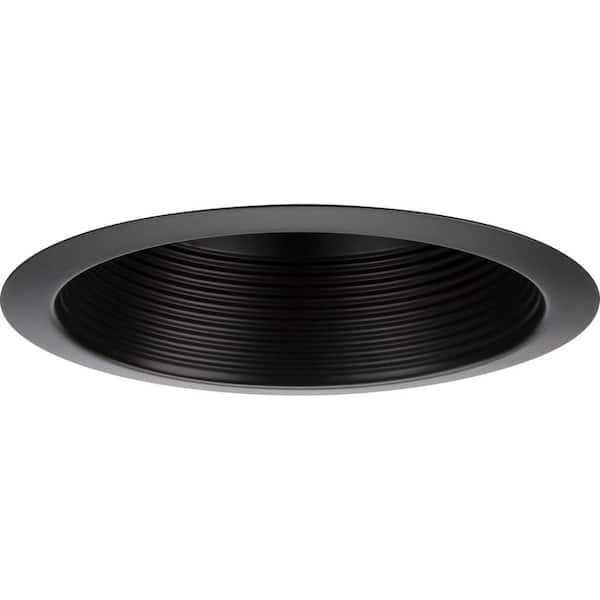 Progress Lighting 6 in. PAR38 Antique Bronze Step Baffle Recessed Trim for 6 in. Housing, 1 Pack