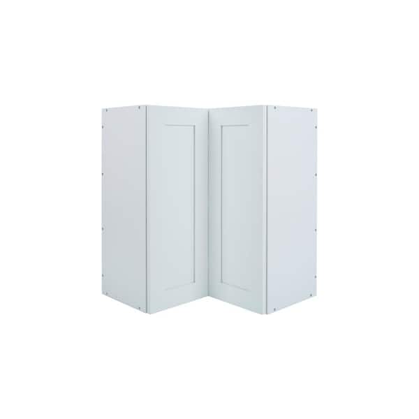 Cambridge Everest 24 in. W x 12 in. D x 30 in. H Ready to Assemble Shaker Corner Diagonal Kitchen Cabinet in White