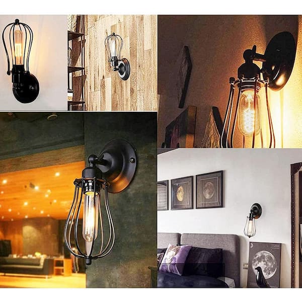 Wall Lamps European Antique LED Wall Light for Bedside Bedroom Living Room  Aisle Corridor Staircase Wall Sconce Bracket Light