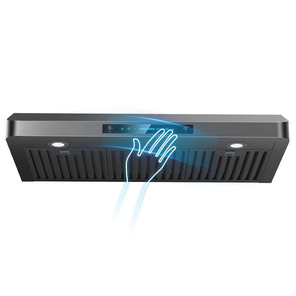 36 in. 900 CFM Ducted Under Cabinet Range Hood in Black Stainless 3-Venting Options, Touch and Gesture Control, Remote price history on PriceWatchPro