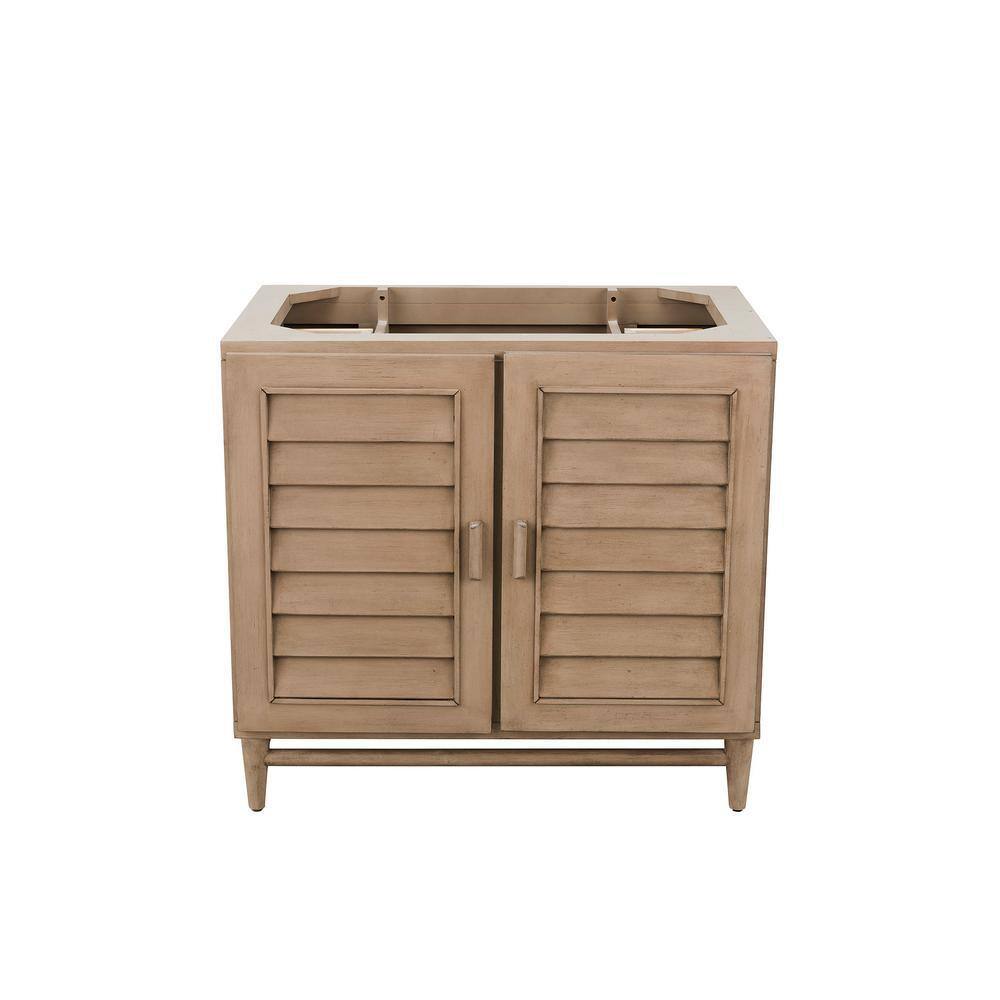 Portland 36" Whitewashed Walnut Single Bathroom Vanity