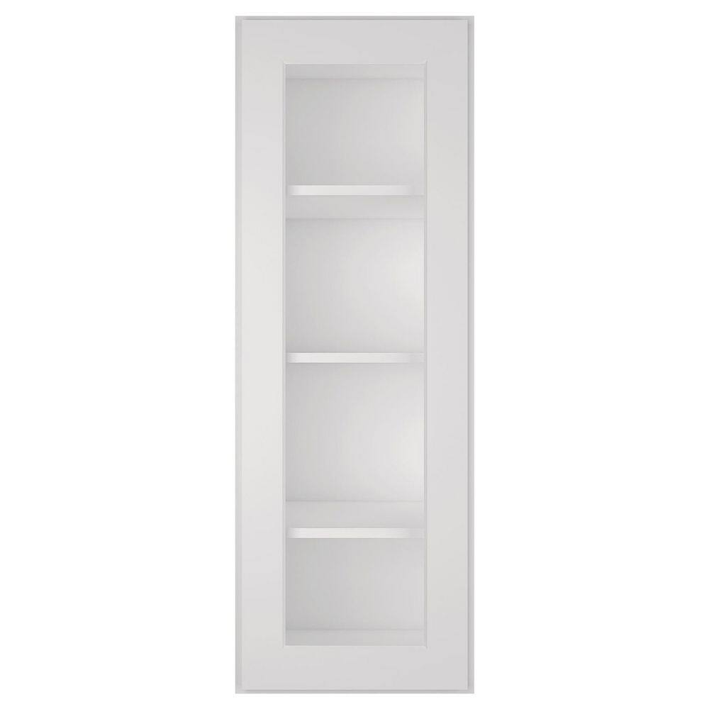 HOMEIBRO 15 in. W X 12 in. D X 42 in. H in Shaker Dove Plywood Ready to ...