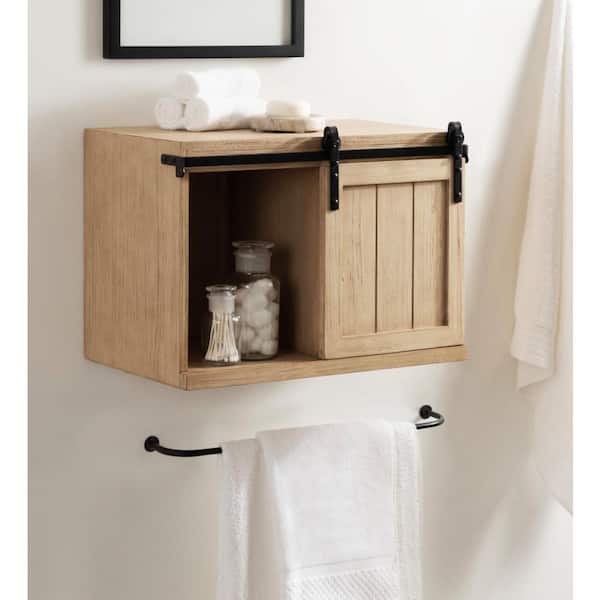 Kate and Laurel Cates 20 in. Natural Rectangle Wood Veneer/MDF End Table